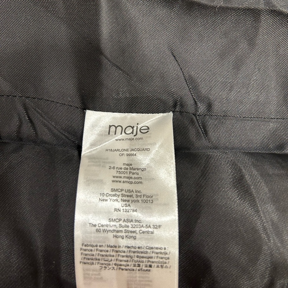 Maje mini wool skirt - Picture 7 of 8